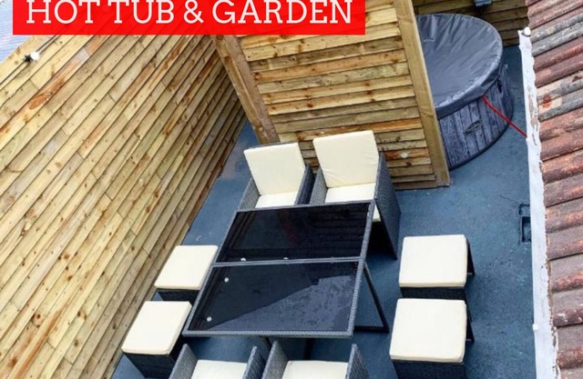 Deluxe Apartment with spa bath and hottub garden