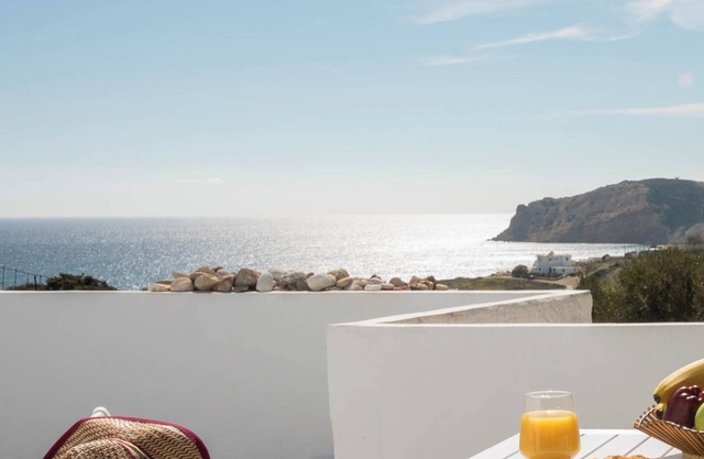 Deluxe apartment with panoramic sea view located on the hill of Provatas