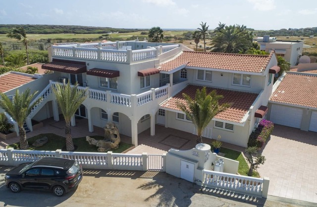 Deluxe Mansion Steps to Beach Pool Sea Views