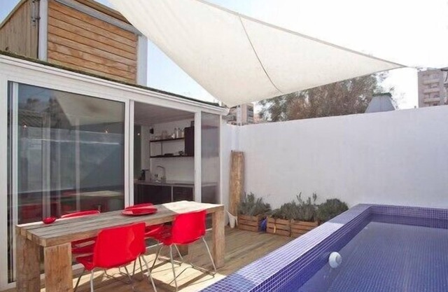 Design private house with small pool and bikes in Palma center