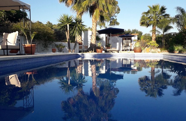Detached Casita with large 10mtr x 5mtr pool set in tropical gardens