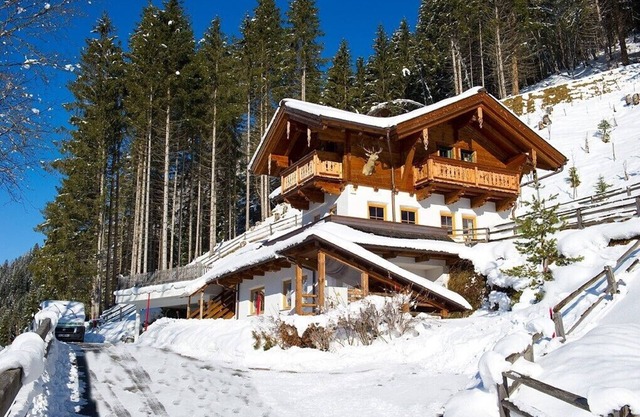 detached holiday house located forest edge, elevated above Großarl-Valley