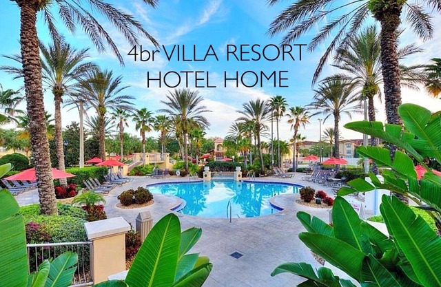 Disney Area 4-bedroom Magical Villa! Resort Home! Free Parking! Waterpark! Pool!