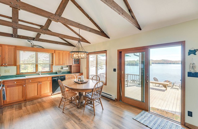 Dock & Views: Lakefront 'Camp' in Old Forge!