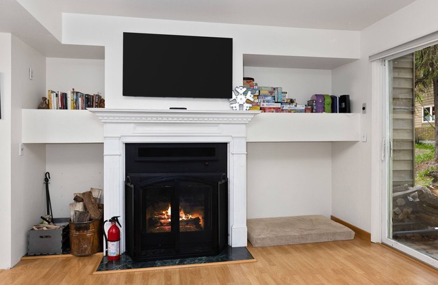 Dog-Friendly Condo with WiFi, Wood-Burning Fireplace, Washer/Dryer, & Ski View
