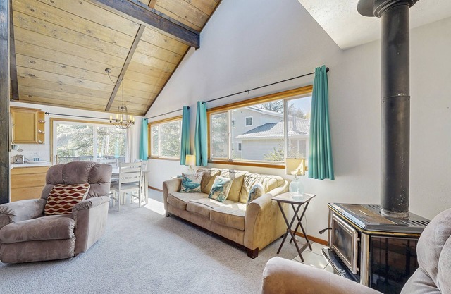 Dog-friendly home near the beach w/furnished deck, gas grill, & outdoor firepit