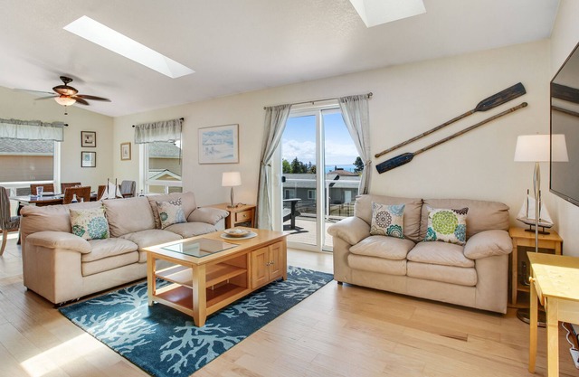 Dog-friendly home with partial ocean view, yard, deck & patio - near ferry dock