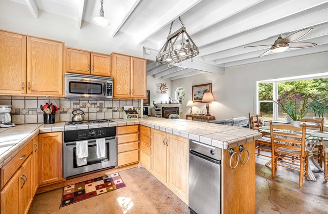 Dog-friendly home with deck & firepit - half a mile to beach