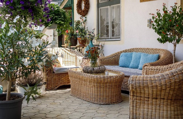 Doppelzimmer mit Balkon und Kleinem Bad - Pension Laubenhof