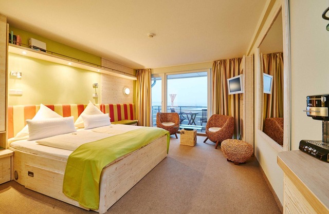 Doppelzimmer zur Seeseite mit Balkon/terrasse - Hotel Rickmers Insulaner
