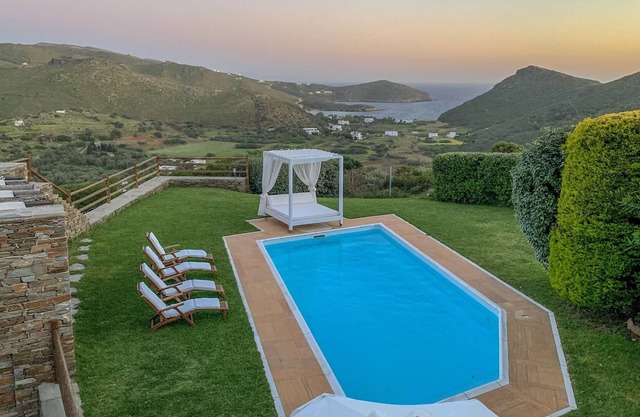 Dreamy Holiday Villa in Andros, Greece With Private Pool and Stunning Sea View