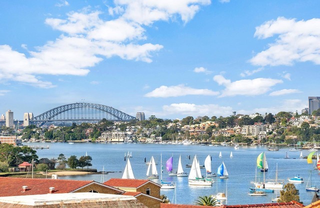 Drummoyne - NAP13 - Napier Street - Charming 2BR Apartment with Harbour Views Pool Near Tramsheds and Bay Run