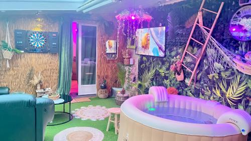 Duo exotique au Mirage Tropical en Bord de Loire