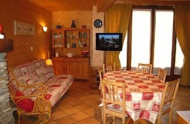 Duplex at the foot of the slopes for 6/7 people