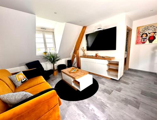 Duplex confort exceptionnel hyper centre parking à proximité