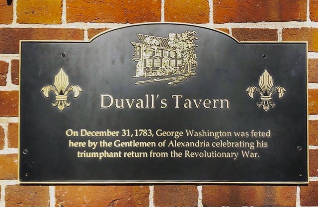 Duvall House - George Washington ate here! In the heart of Old Town Alexandria.
