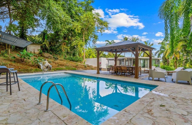 Elegant Jungle Villa with Pool & Modern Comforts