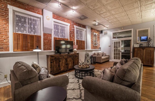 Elegant Loft-Style Retreat in Old Firehouse Alley
