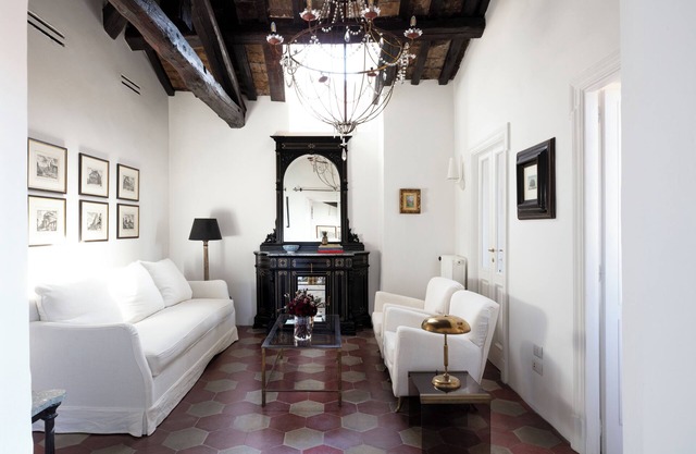 Elegant two bedroom apartment with the most beautiful view of Rome’s rooftops