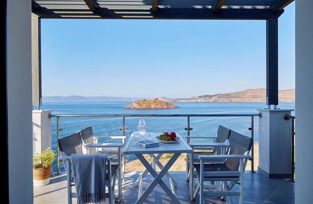 Eleia Seafront Villa with Private Pool & Sea View