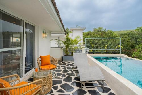 ELIVAAS Purple Coral Luxe 5-BHK Villa With Two Pvt Pools & Lift