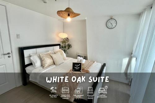 Entire 1BR with Queen Bed, Spacious Balcony & NLEX View