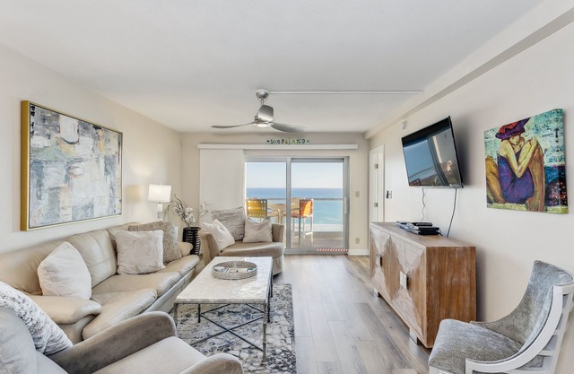 Escape to this Gulf front 2 BR/2 BTH condo with swimming pool