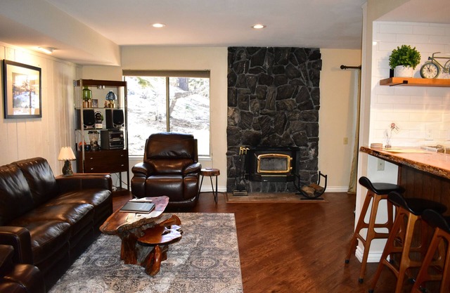Escape to this recently remodeled unit #189, steps from the free shuttle