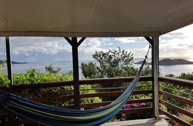Exceptional 180 ° view of the Caribbean Sea