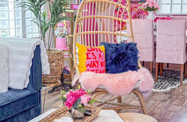 Experience the unique charm centrally located at PINK BLOOM COTTAGE!n