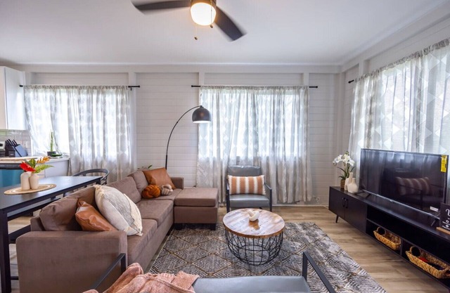 Explore Rainbow Falls from Your Private Oasis