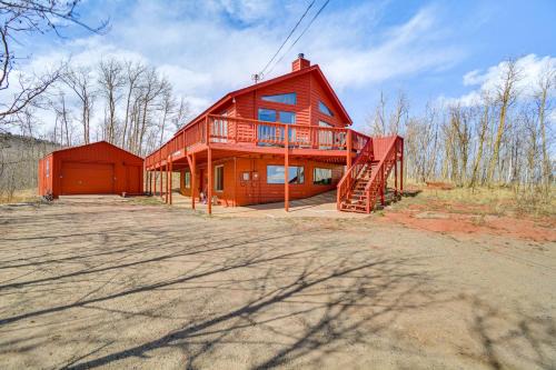 Fairplay Cabin with Mtn View about 4 Mi to Platte River!