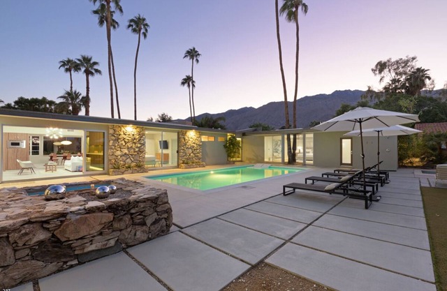 Fall Availability! Modern Home in the Movie Colony with Pool & Cabana!