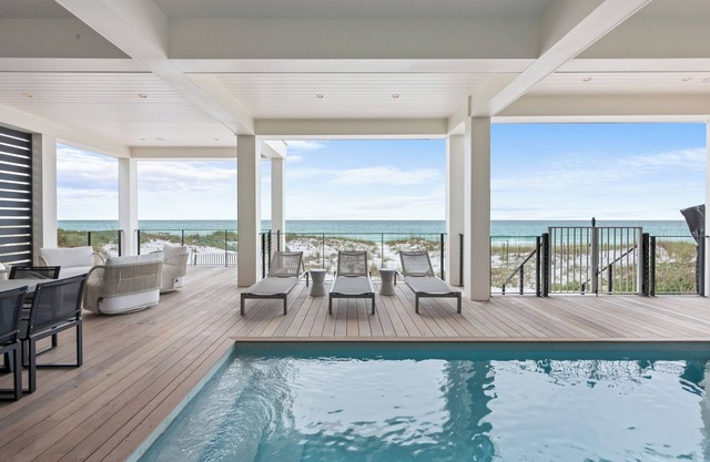 Fall Stays Available! LUXURY Gulf Front Home! Private Beach! Low-Speed Vehicle! Private Pool!