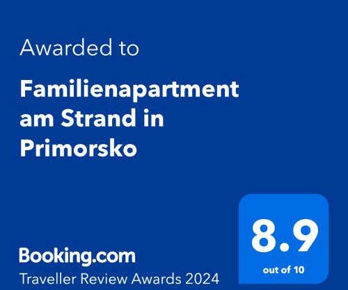 Familienapartment am Strand in Primorsko