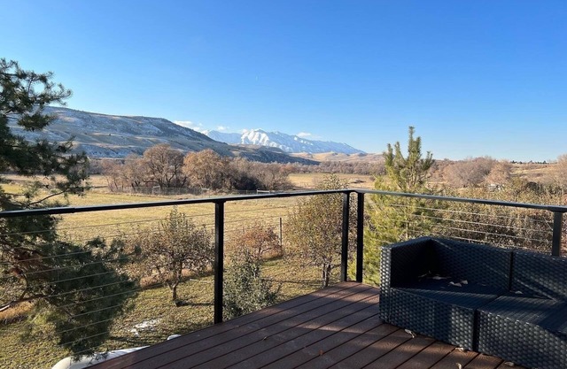 Farmhouse in the middle of a charming apple orchard.