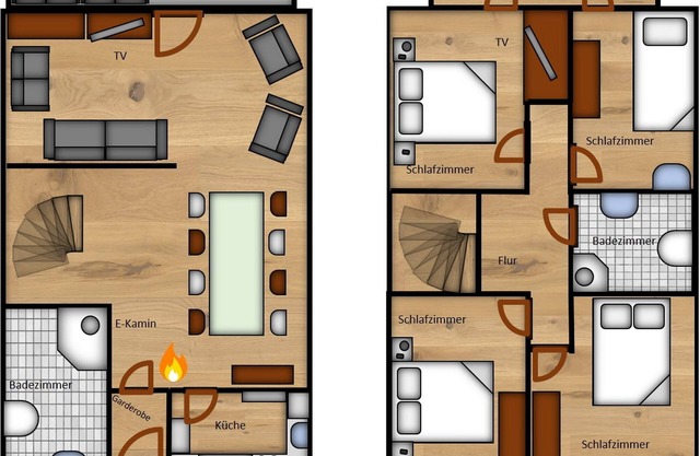 Ferienhaus für 7 Gäste mit 100m² in Kirchheim