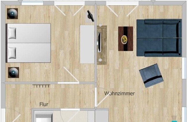 Ferienwohnung Typ B ca. 65 qm mit Balkon Oder Terrasse bis Vier Personen