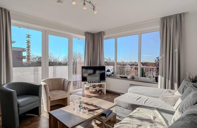 Ferienwohnung mit ca. 58 qm für bis zu 4 Personen mit Balkon