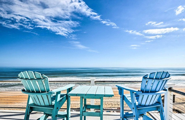 Flagler Beach Oceanfront Haven w/Hot Tub!