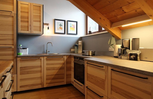 Flat Kelchalm with mountain view