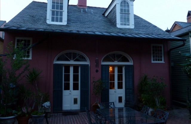 French Quarter Early Creole Slave Quarter, Balcony, Courtyard.