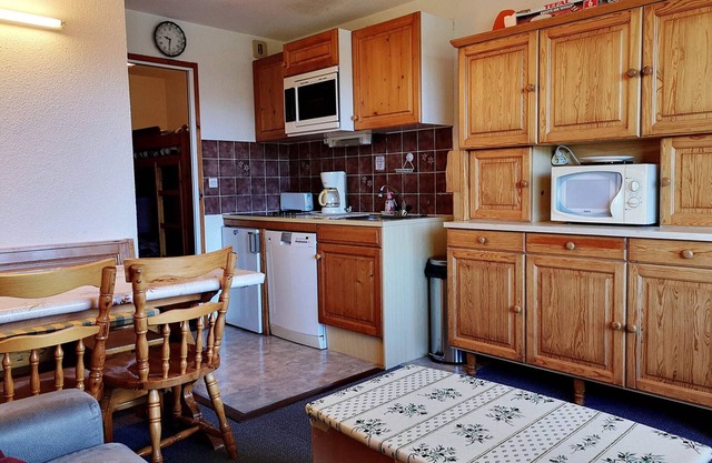 Functional studio cabin for 6 at the foot of the slopes - Parking included