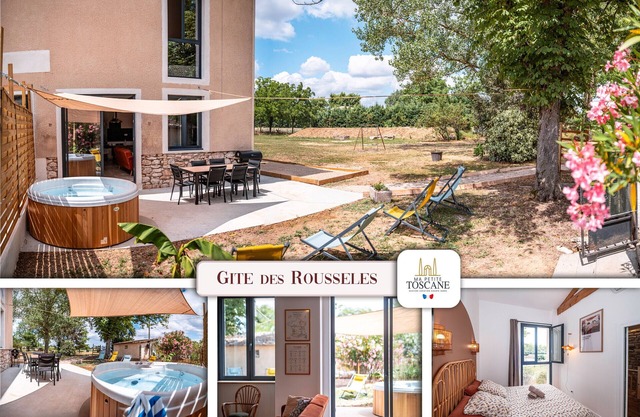 Gîte des Roussèles - Air-con, Spa, Garden