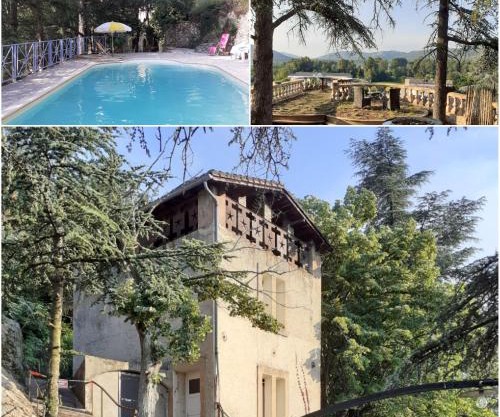 Gîte du vigneron à La Terrasse piscine local vélos