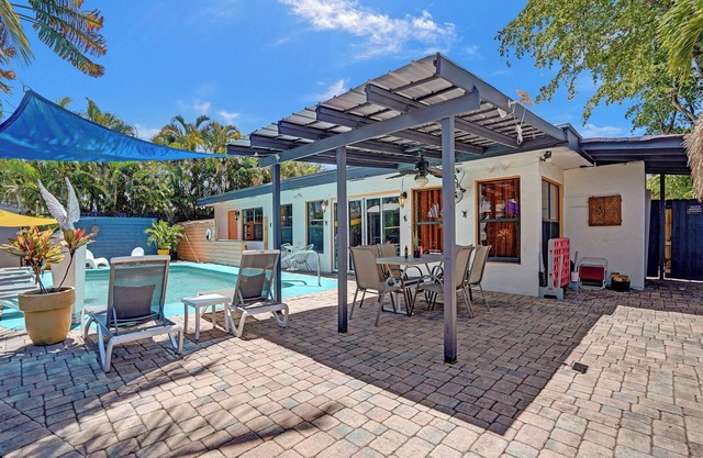 GAY MEN’s-clothing optional-deep discount for long stays-8 min to Wilton Dr