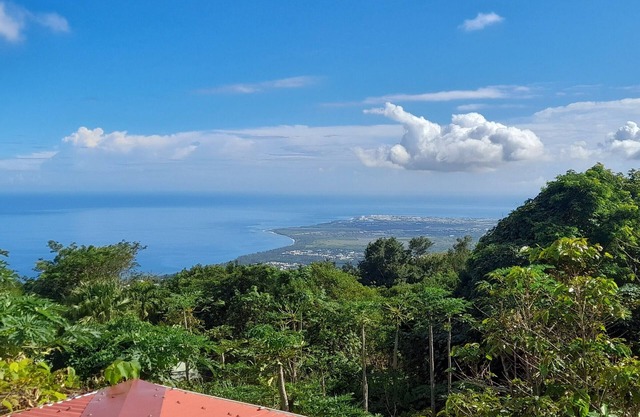 Gîte Bec Rose at mid-height with coast view, 2 bedrooms