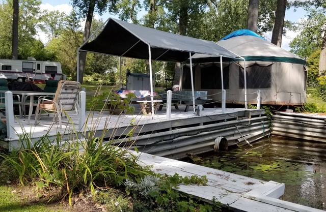 Glamorous Camping in a YURT