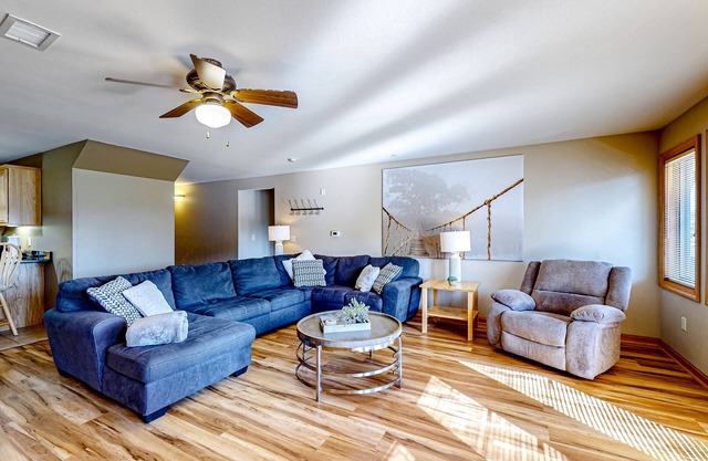Golf course-front condo with pool, hot tub, dock, tennis, golf, & private beach