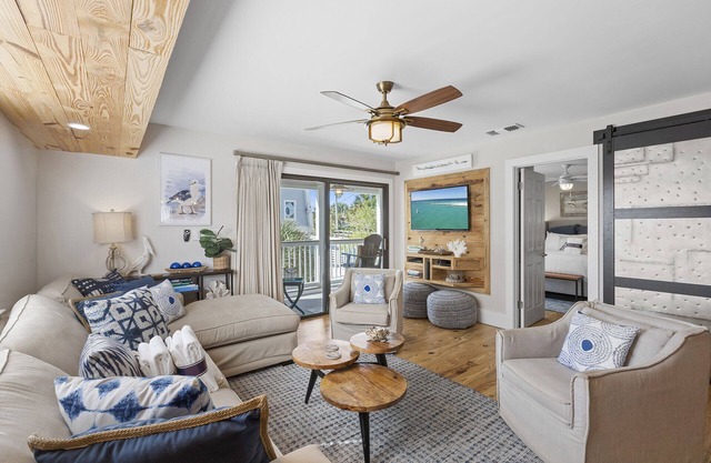 Grayton Beach Villas 103 - Gulf View, Grayton Beach, 30A, Steps to the Sand!